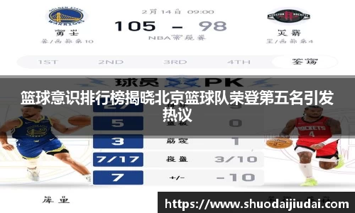 篮球意识排行榜揭晓北京篮球队荣登第五名引发热议